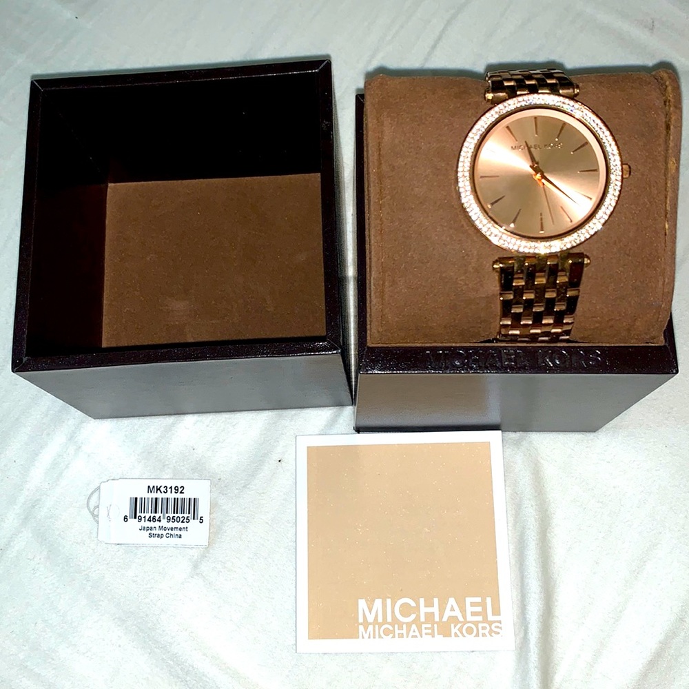 Michael Kors Darci 3 Rose Gold Watch